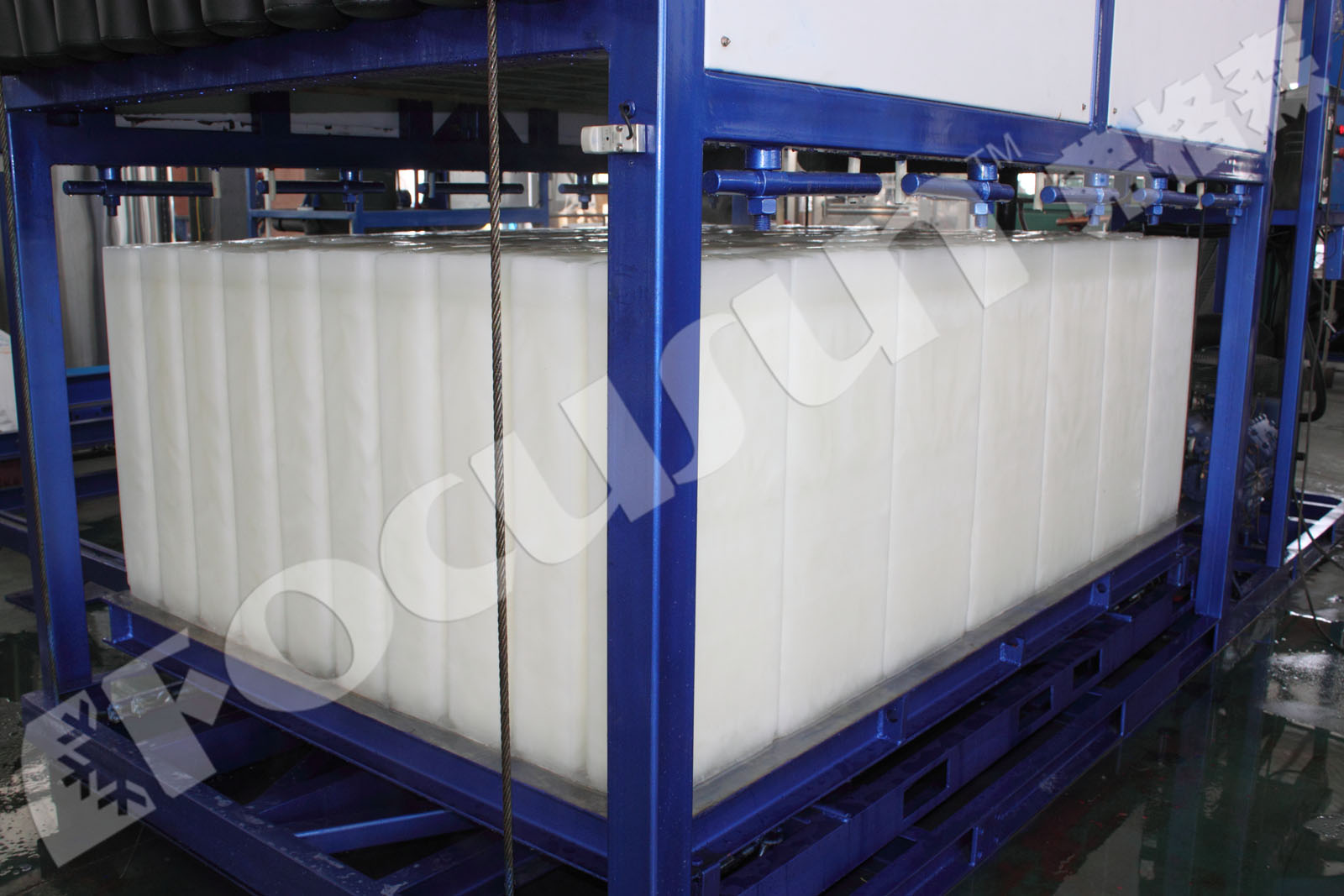 Energy Mining 3 ton/day Direct Cooling System Block Ice Machine with R507 Refrigerant