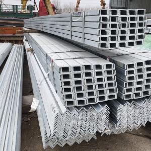 China Hot-Dipped Galvanized Steel Angles And Channels Zinc Coating 20-30uM wholesale
