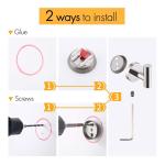 SUS304 Bathroom Hardware Accessories Clothes Robe Hook