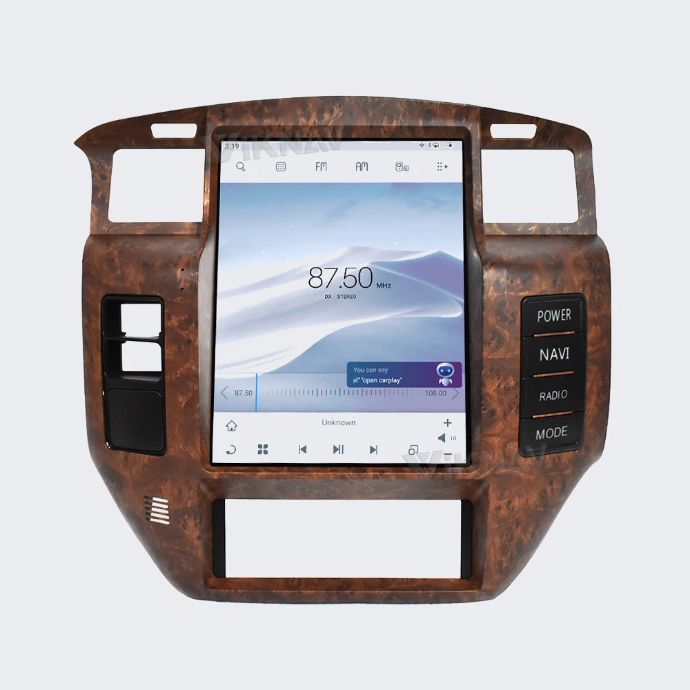 Aftermarket Touchscreen Y61 Nissan Patrol Head Unit 2004-2019 GPS For Car