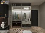 Artcheer Luxury Bedroom Furniture Walk In Closet Wardrobe Cabinets with European
