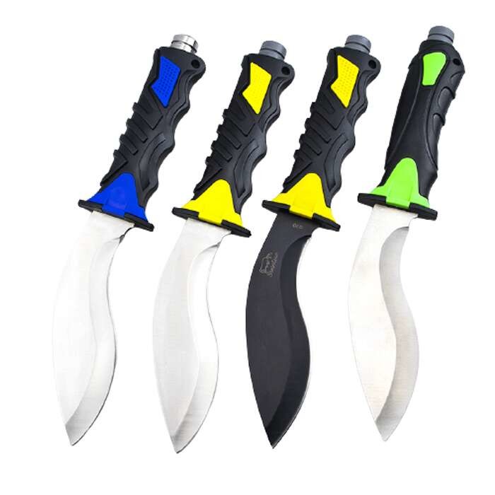 Plastic Handle Spring Steel Machete 12in Rustproof Ergonomically