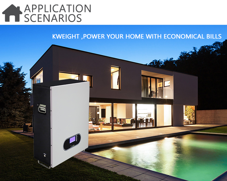 5Kwh 51.2V Wall Mounted Lithium Battery 100Ah Solar Energy Storage Battery