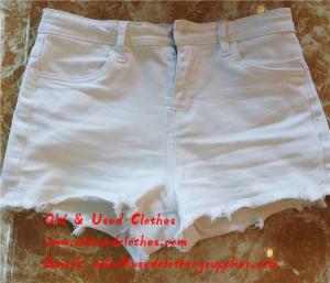 China Slim Used Womens Shorts Second Hand Womens Jean Shorts Adults Age Group on sale