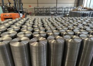 China 2''-4'' Bright Stainless Steel Welded Wire Mesh Rolls For Construction And Industrial wholesale