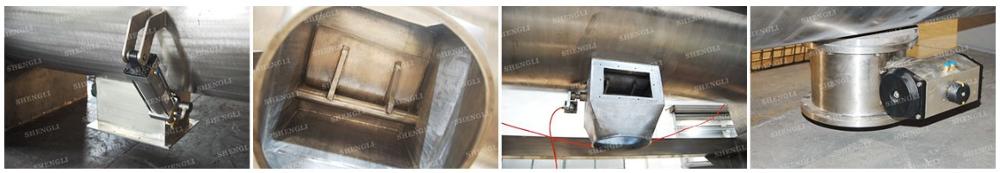 Convenient Installation Horizontal Paddle Mixer / Powder Mixer ISO CE