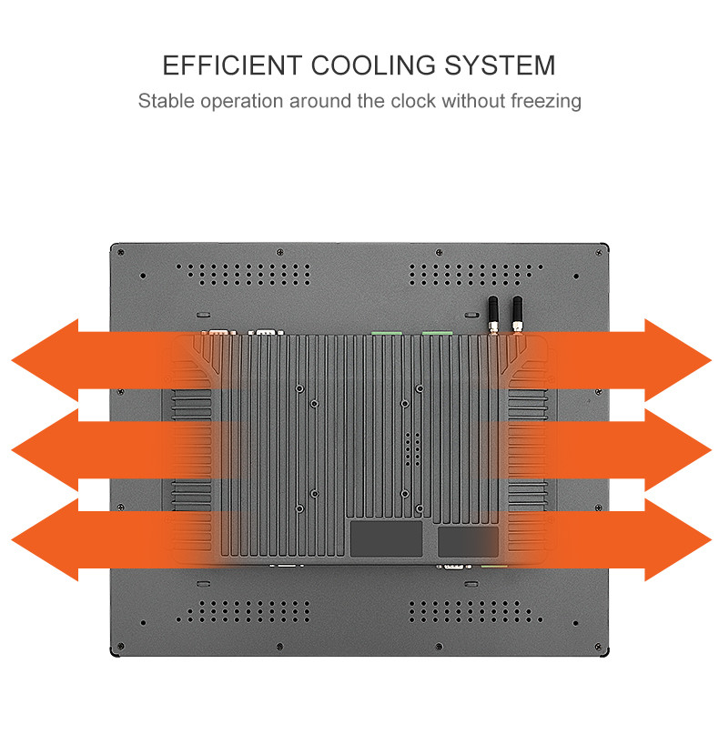 Embedded Capacitive Fanless Panel Pc Touch Screen