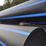 Corrosion Resistant Black Blue HDPE Water Pipe