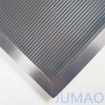 Hotel Restaurant Black Metal Room Divider Wall Metal Partitions