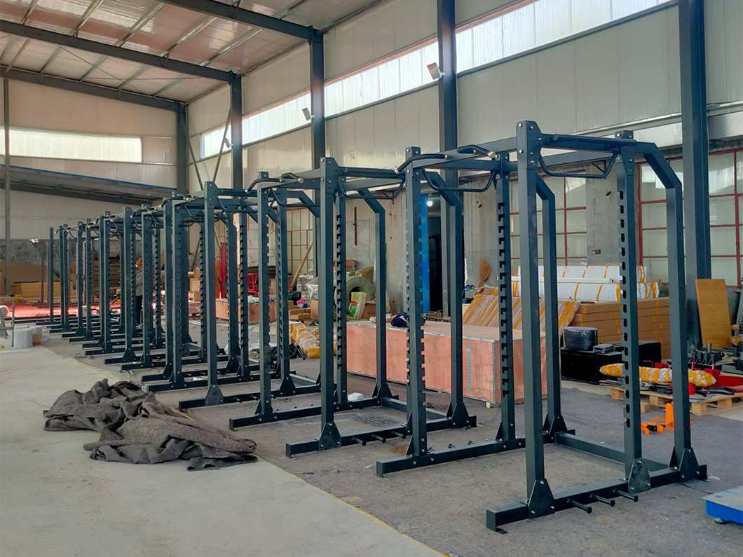 New Style Strength Equipment Home Indoor Folding Power Racks Wall Squat Rack