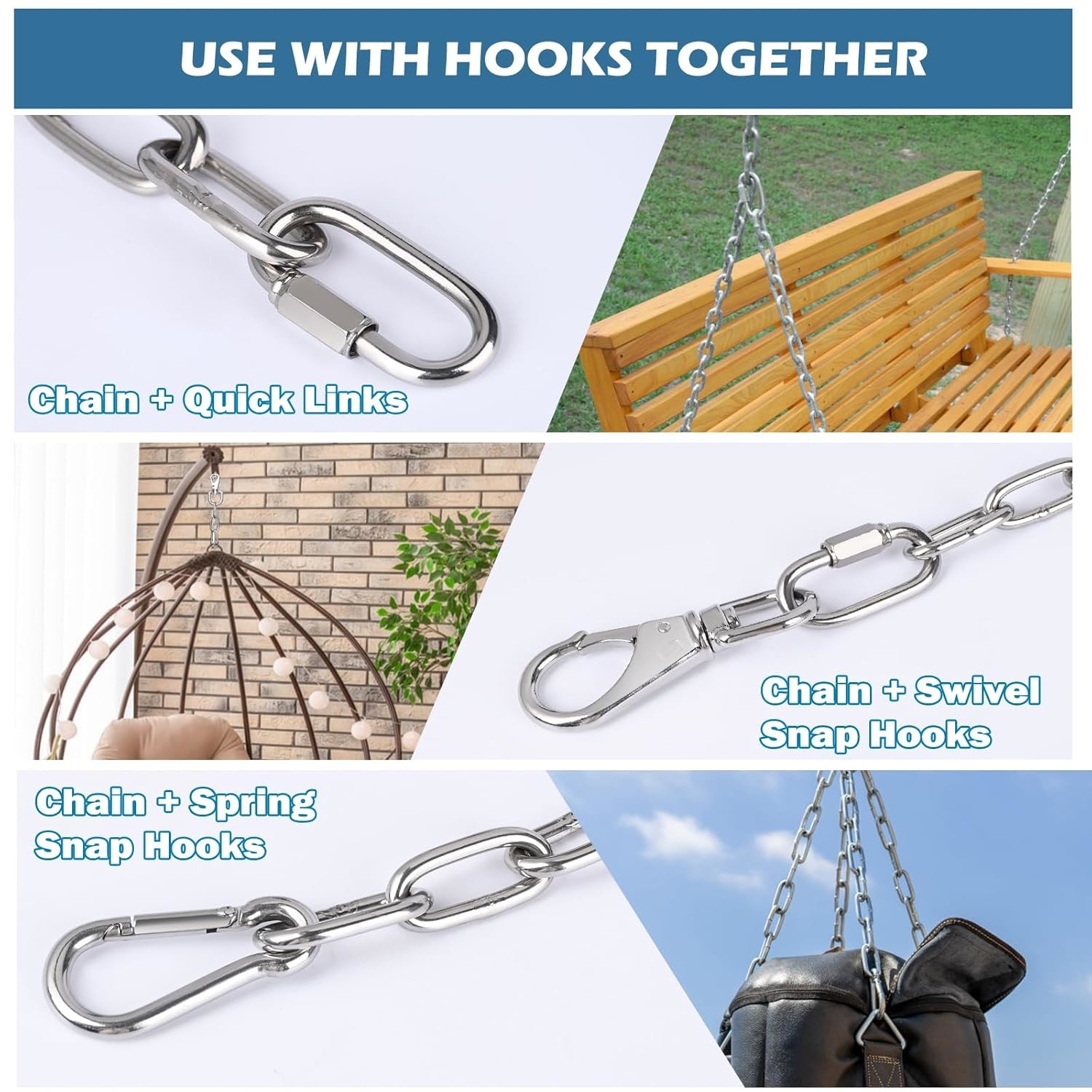 High Tensile Galvanised DIN766 Short Link 6mm 8mm 10mm 12mm Diameter Welded Stainless Steel for Hoisting Pulling