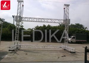 China Portable Aluminum Goal Post Banner Truss Tower System For Hanging Speaker wholesale