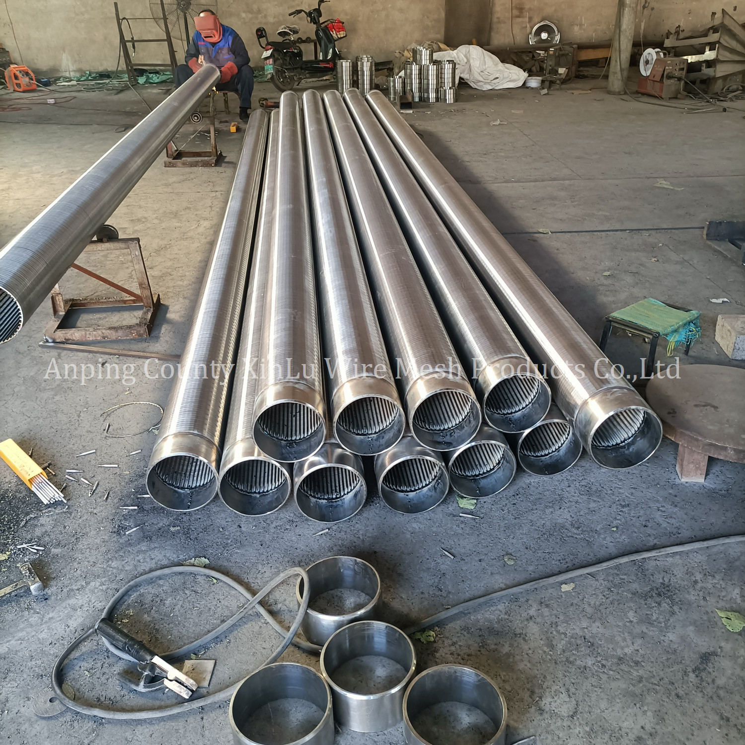 Wedge Wire Water Pump Drilling Johnson Screen Pipe for DeepWell Sand Control