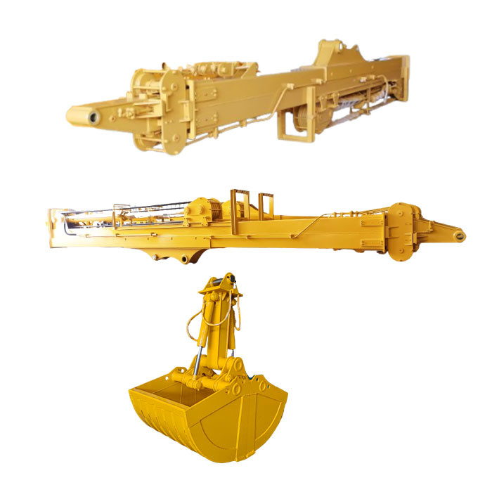 Excavator Clamshell Telescopic Arm with Teeth for Grabbing Sand Soil