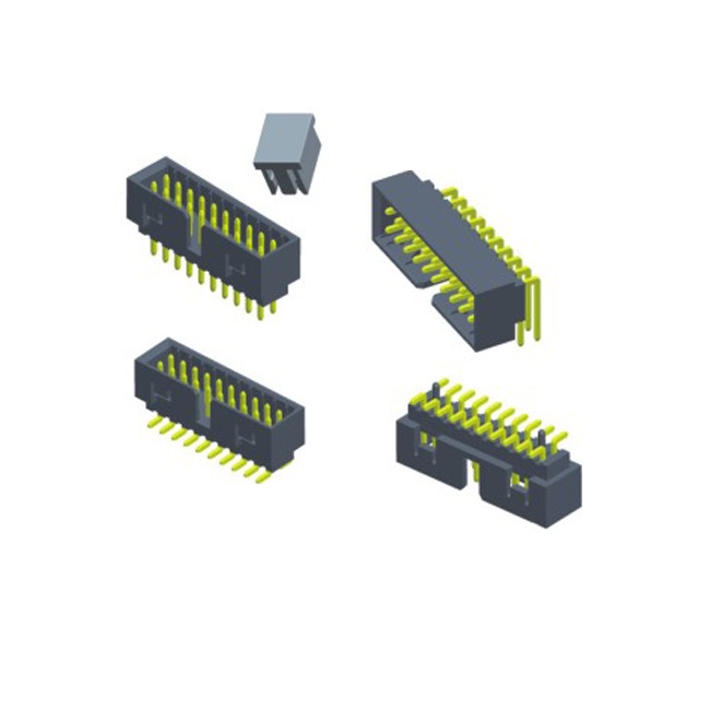 SMT 2mm Pitch Box Header , Surface Mount Headers Height 6.35 High Accuracy