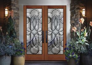 China Security Tempered Curve Flat Toughened Beveled Edge Glass Secure wholesale