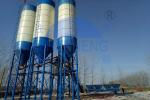 Stationary Hzs60 Concrete Batching Plant High Performance Electric Power