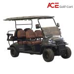 Waterproof 6 Person Golf Cart Electric Off Road Cart With Golf Bag Rack