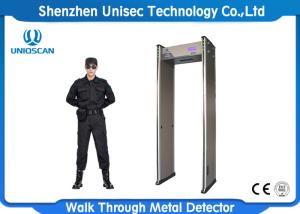 China Full Body LCD Display 18 Zones Walk Through Door Frame wholesale