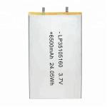 Rechargeable Lp35105160 Lithium Polymer Battery Pack 6500mah 3.7v