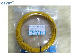 China SC/UPC SM DX G657A2 2.0mm LSZH 10m Fiber Optic Pigtail wholesale