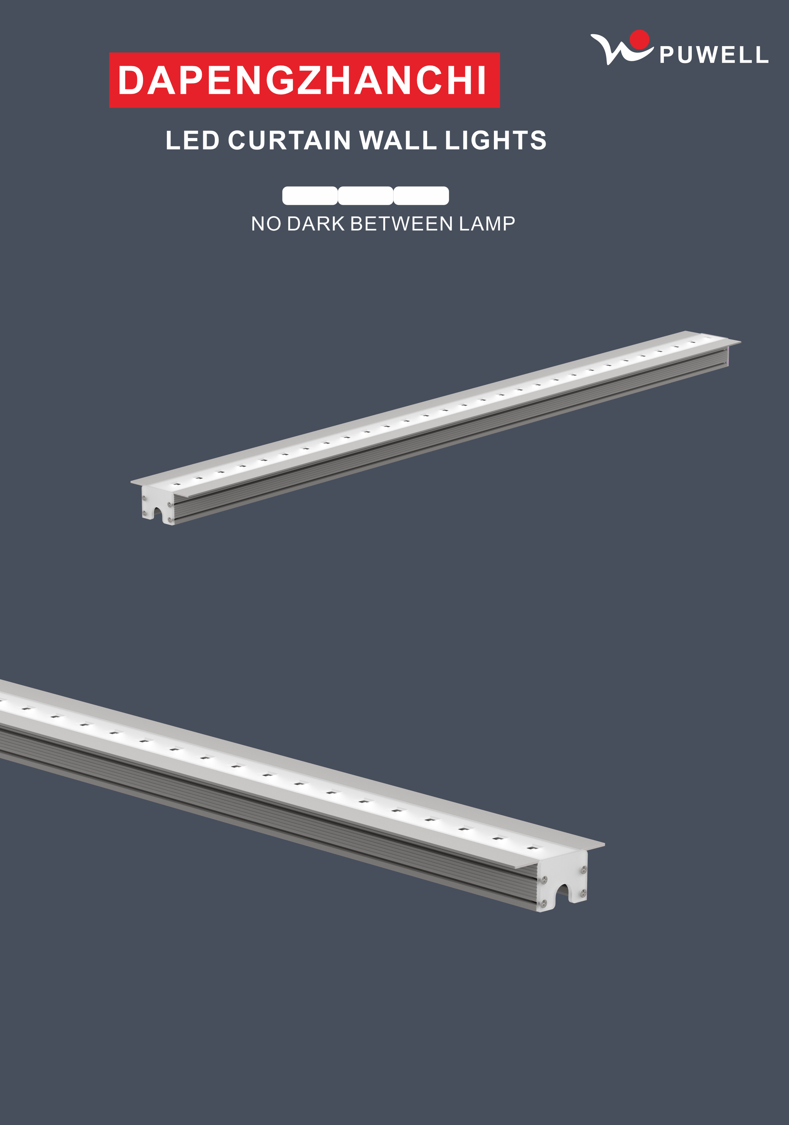 Dustproof SMD 3030 LED Linear Tube Light