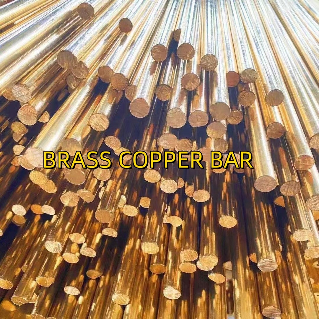 JIS H3250-2006 EN12163-98 C3604 Type Brass Copper Rod C37710 Brass Alloy Round Rod / Bar