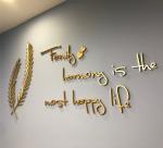 Anti Rust Brushed Metal Sign 304 Fabricated Stainless Steel Letters