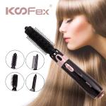 Interchangeable Hot Air Multifunctional Hair Dryer Brush Frizzproof Lightweight