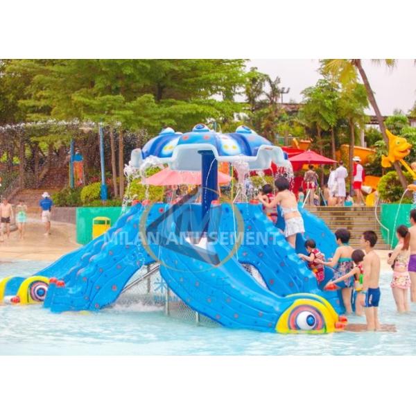 Commercial Playground Splash Pad Easy Installation For Water Amusement Park