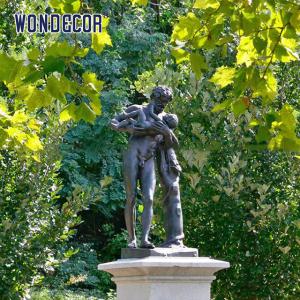 China Large Outdoor Bronze Statues Silenus And Dionysus wholesale