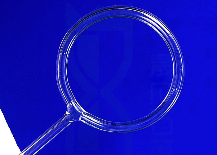 High Purity Further Processing Clear Fused Quartz Tubing With Slots