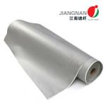 0.8mm Thickness Pu Coated Fiberglass Fabric , 3784 Fireproof Fiberglass Fabric