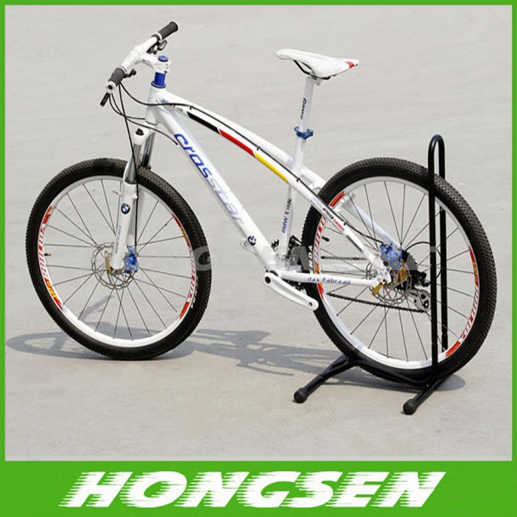 L shaped mountain bike parking Round feet bracket/rack