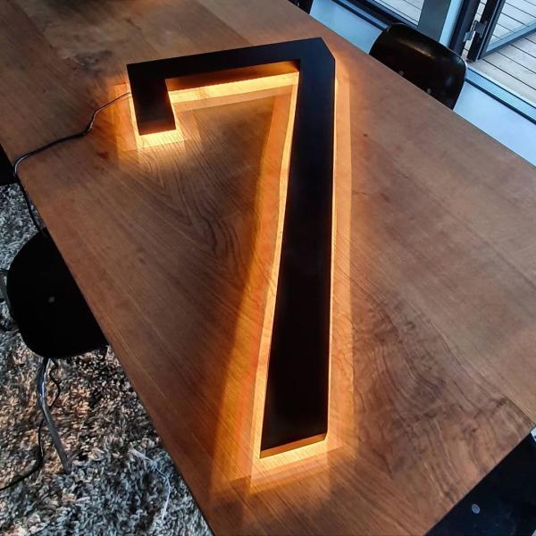 Outdoor Signage Custom 3d Logo Backlit Light Sign for Business Illuminate