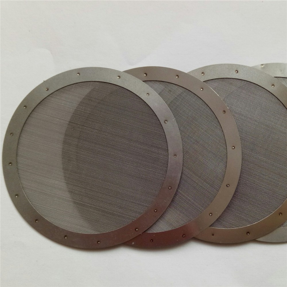 plastic extruder screens fine reusable stainless steel mesh filter