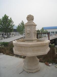 China Water Pool Fountain Decorative 2m Stone Mermaid Statue wholesale