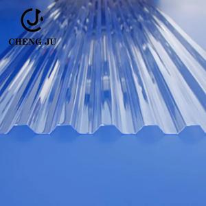 China Grp Translucent Roof Sheets Clear Corrugated Fiber Resin PVC Plastic Panels wholesale