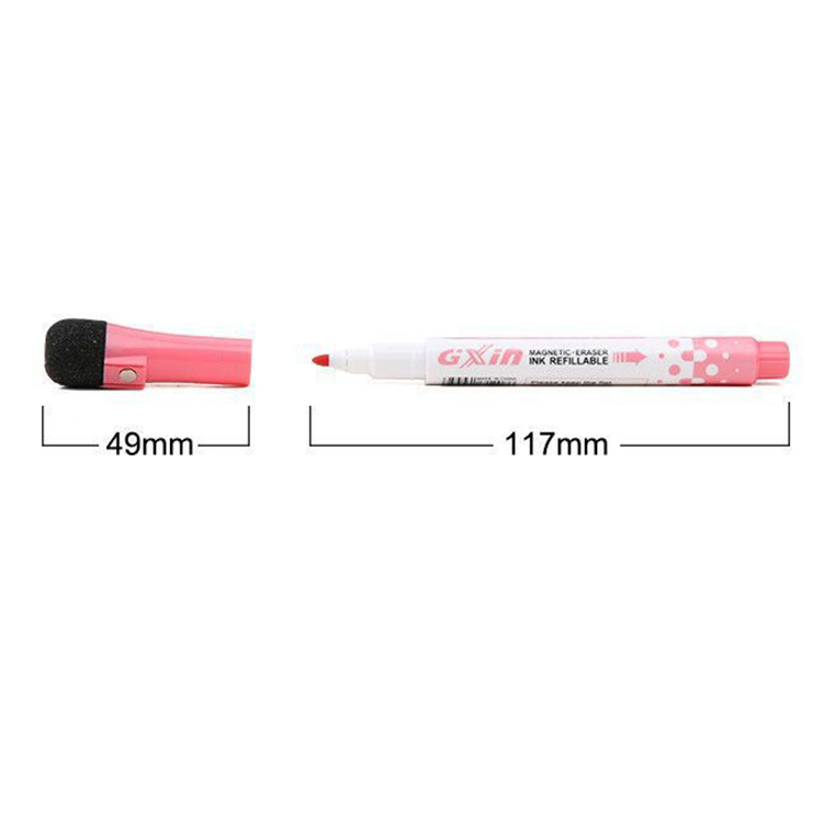 Office and School Essential 8 Colors Set Dry Erase Markers with Magnetic Whiteboard