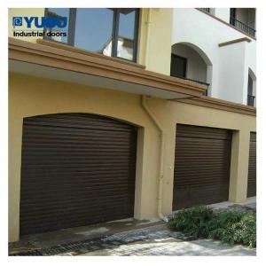 China Remote Control Aluminium Roller Shutter Doors Customized Electric 220V Big Size 2mm Slat wholesale