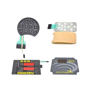 China Customized Membrane Switch Keypad Push Button metal dome membrane switch wholesale