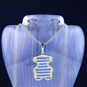 China High Quality Stainless Steel Jewelry Set LUS08-01 wholesale