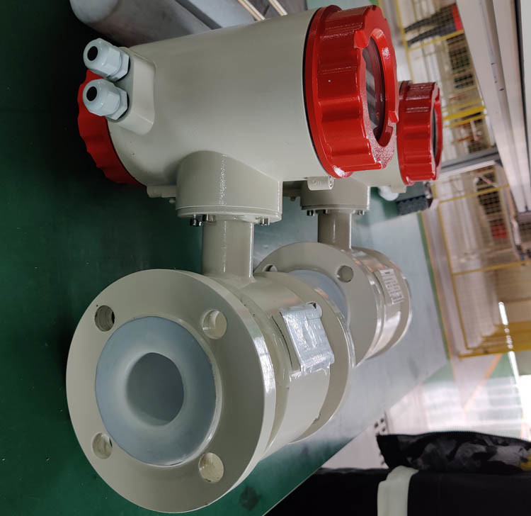 Long Life 50mm Water Oil Electromagnetic Flow Metre For Liquid Nitrogen