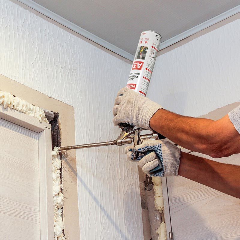 Multi Use Fire Retardant PU Foam Smooth For HVAC Mounting And Pipe Sealing