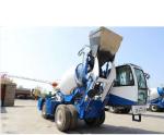 60kw Mini Self Loading 1.2cbm Concrete Mixer Truck