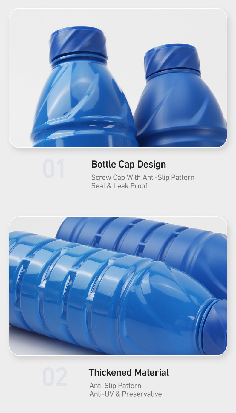Plastic PE PET Bottle For Pesticide Agricultural Liquid Fertilizer Bottle 500ml 1000ml