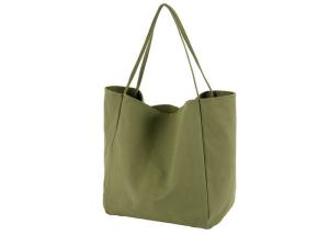 China Environmentally Friendly Canvas Shopping Bags Large Capacity With High Durability wholesale