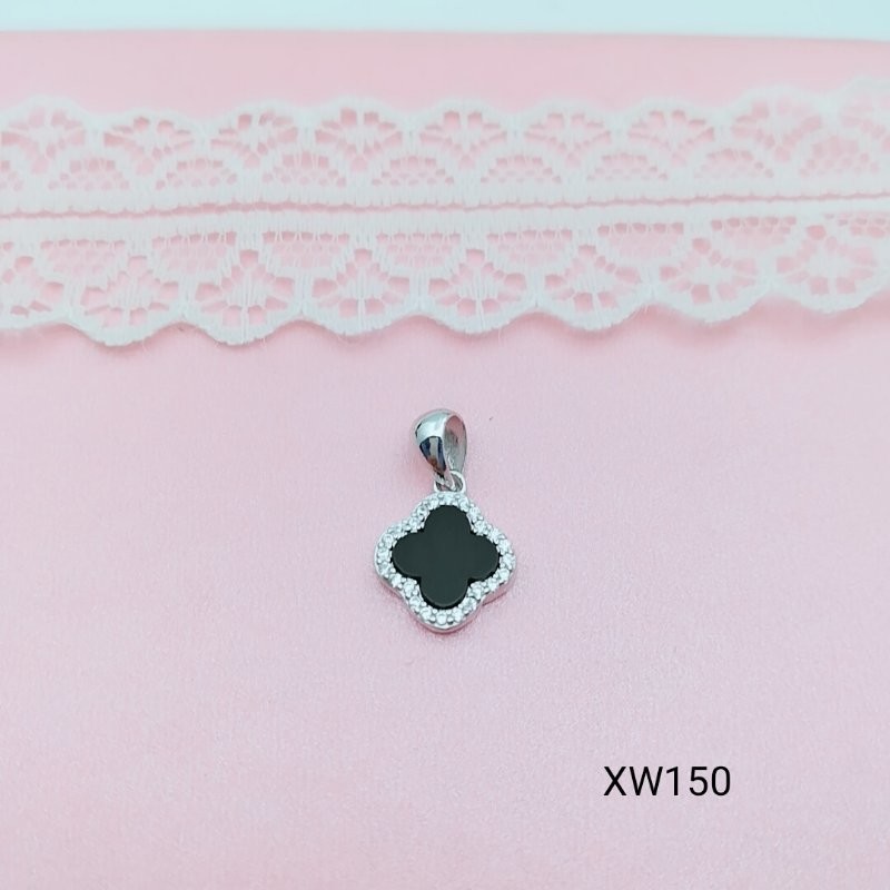 925 Sterling Silver Star Moon CZ Charm Choker collarbone chain necklace WY150