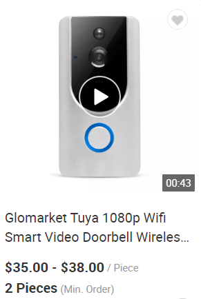 Glomarket Smart Home PIR Motion Detection Wireless Rechargeable Battery CCTV Camera Two Way Audio Cloud WIFI Security Cameras