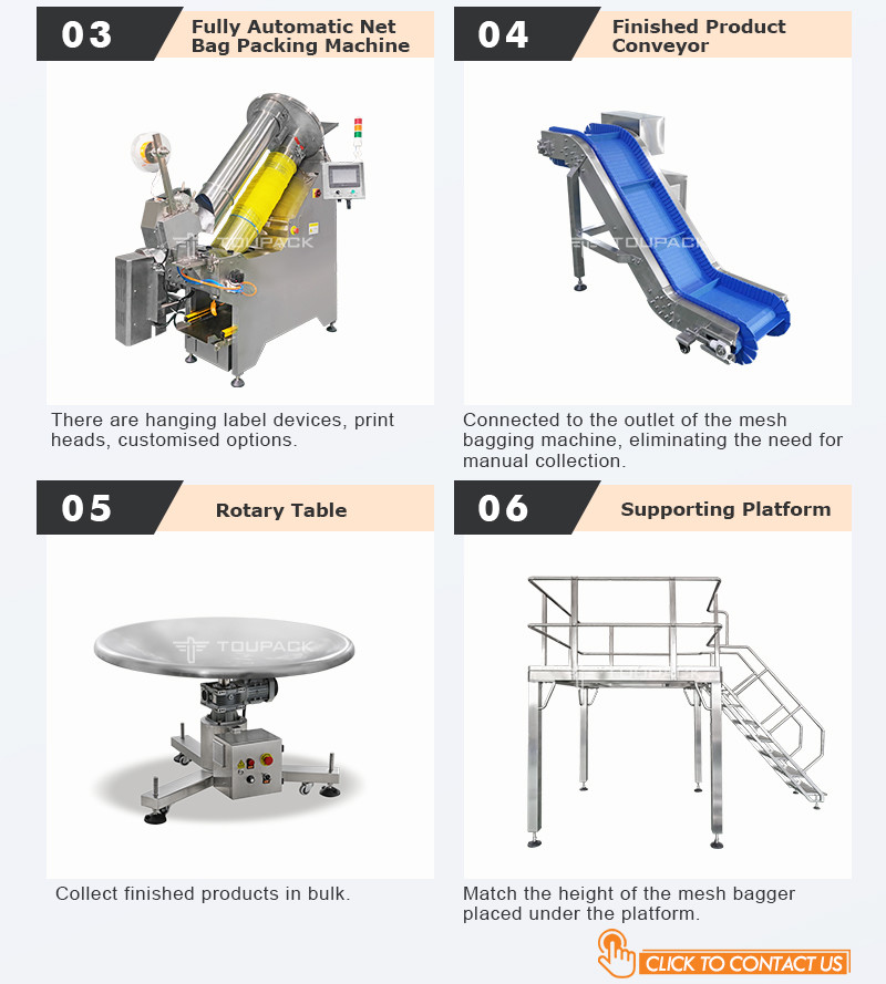 Semi Auto Mesh Bag Net Packing Machine For Onion Net Bag Sealing Clipping Packing Machine
